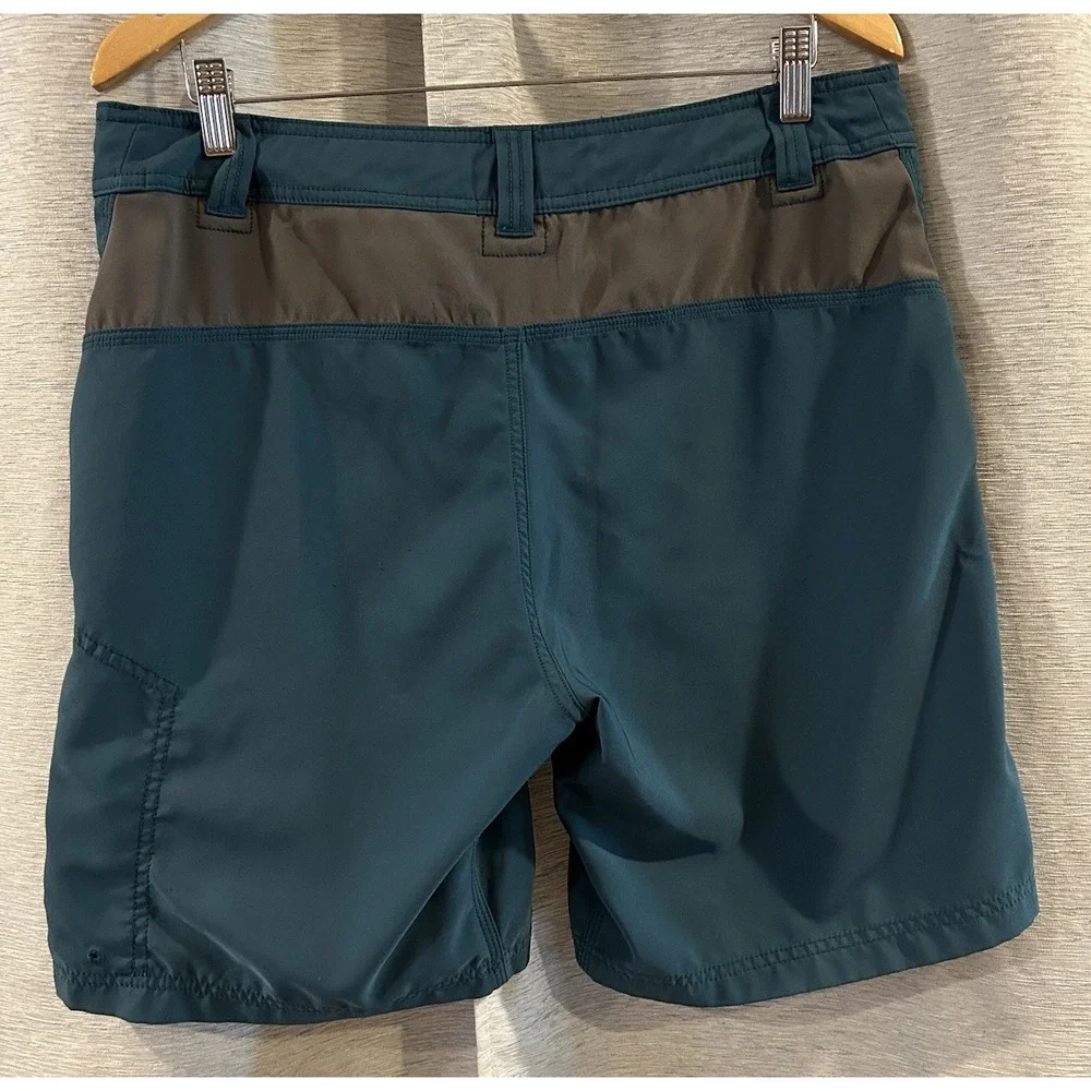 The North Face Board Shorts Mens 34 Green‎ Drawstring Swim Trunks